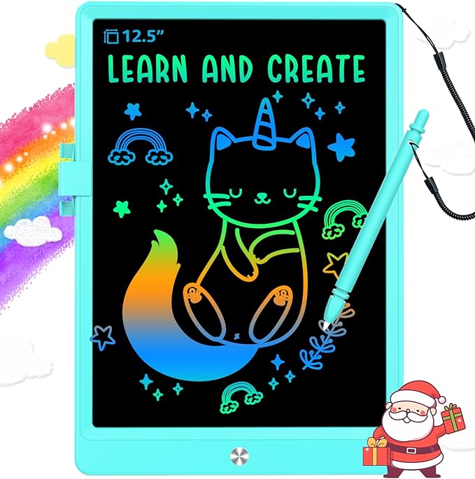 BUKEBU LCD Writing Tablet Doodle Board,12.5 inch Colorful Drawing Pad